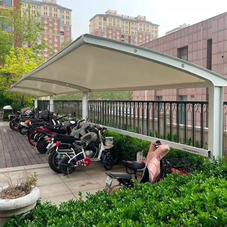 旬阳市膜结构电动车棚