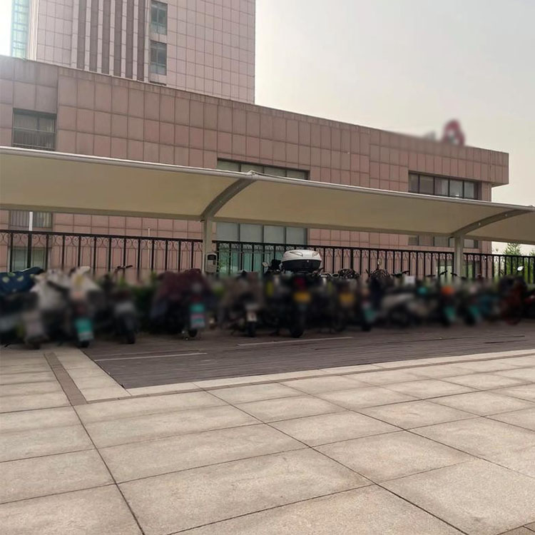 旬阳市膜结构电动车棚